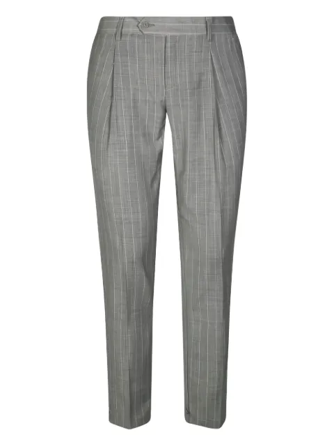 MARSEM pinstripe pleated trousers Grey P042T249