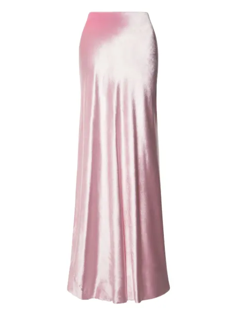 Alberta Ferretti satin maxi skirt Pink AEF252M01095145