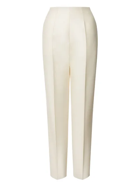 Alberta Ferretti pressed-crease tailored trousers Neutrals AEF252M03035136