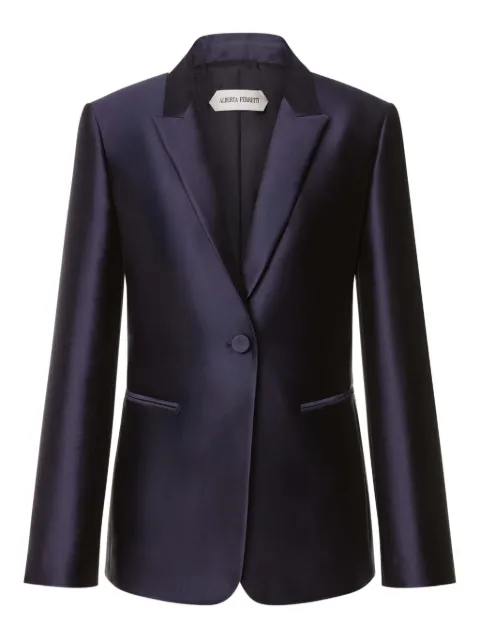 Alberta Ferretti single-breasted blazer Blue AEF252M05115146