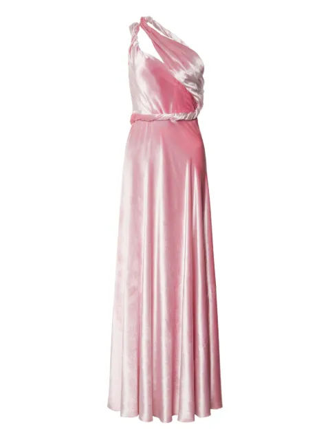 Alberta Ferretti velvet dress Pink AEF252M04055145