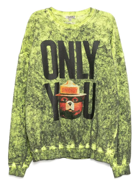 Stain Shade graphic-print sweatshirt Green 268