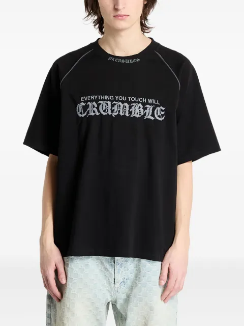 Pleasures Crumble Heavyweight t-shirt Black P25SP026