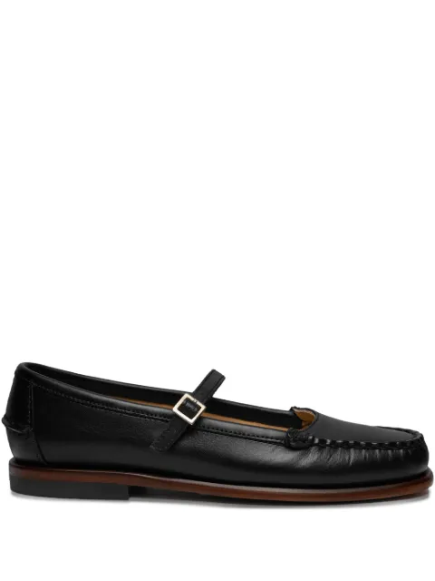 Sebago leather ballerina shoes Black 76113JW