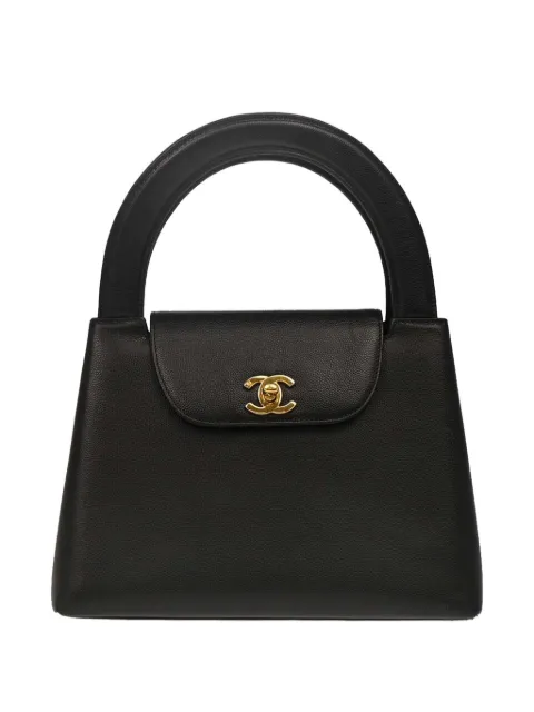 CHANEL Pre-Owned 1998 CC turn-lock handbag Black 5210758