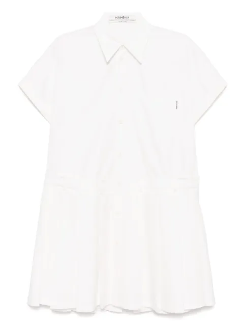 Kimhekim Kokka shirt dress White SS25DS03WH