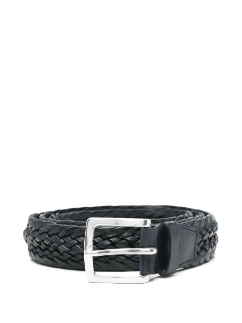 Orciani braided leather belt Blue U08259