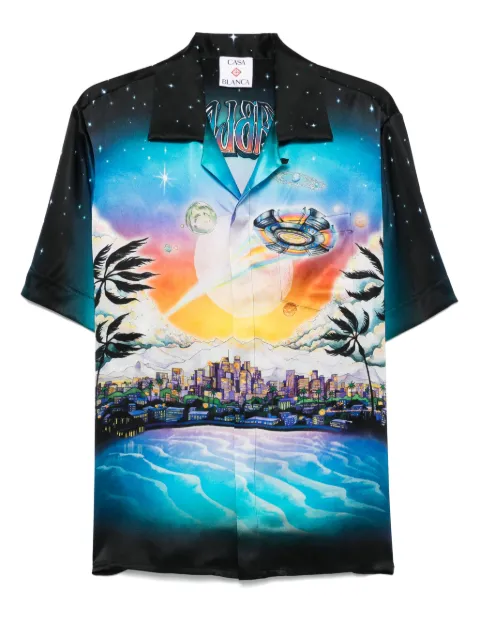 Casablanca La Prémonition shirt Blue UMS25SH00304