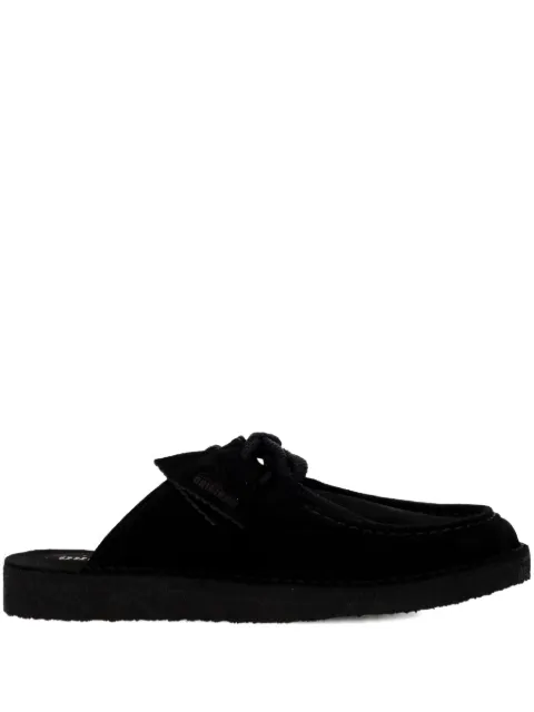 Clarks Originals leather slides Black 180722