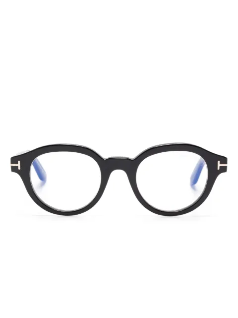 TOM FORD Eyewear round-frame glasses Black FT6037B