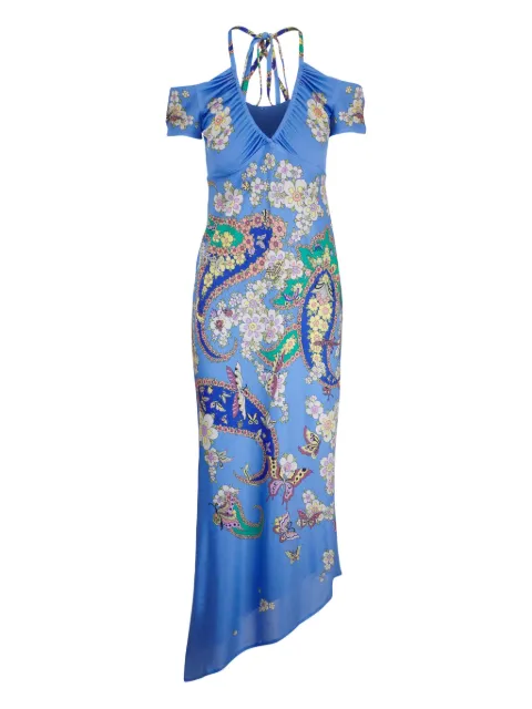 ETRO halterneck dress Blue WRHA027299IP411X0886