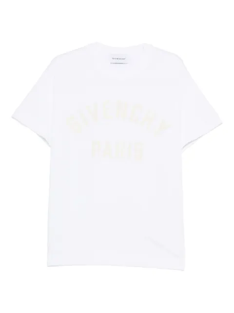 Givenchy logo-print T-shirt White BW70FM3YRS