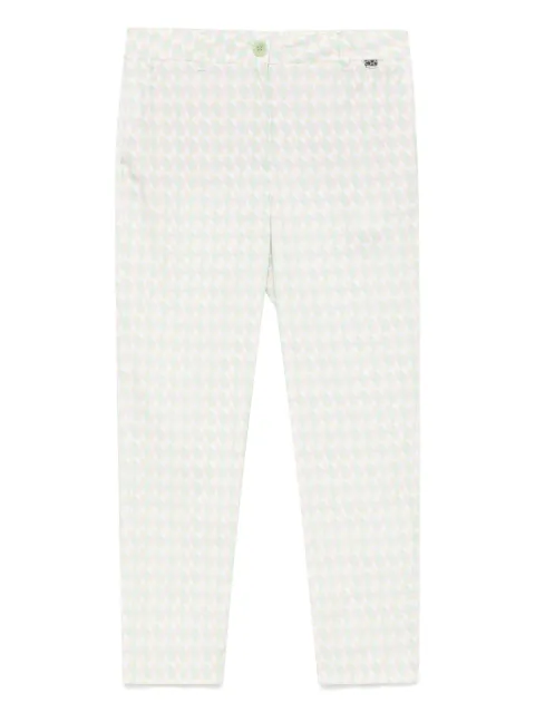 MARCCAIN geometric-print trousers White WP8113W59