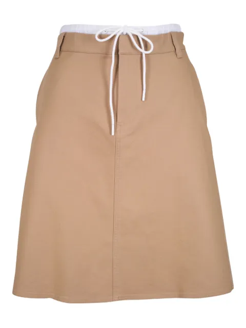 Vince stretch-cotton skirt Neutrals V098831006289SAN