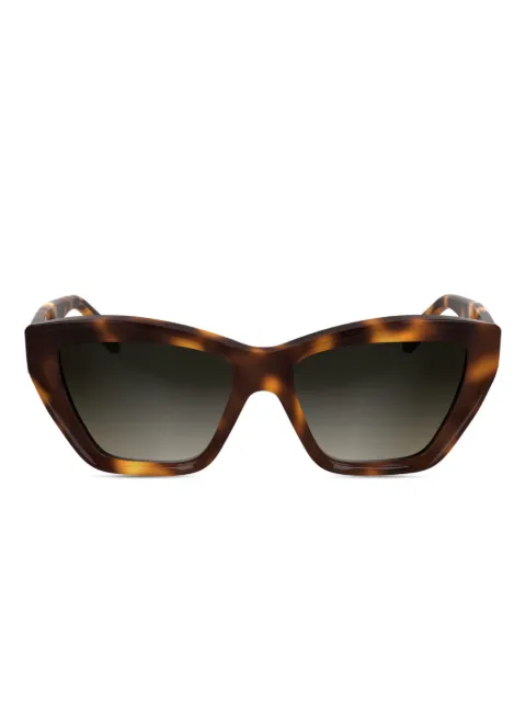 Karl Lagerfeld logo-print sunglasses Brown KL6179S