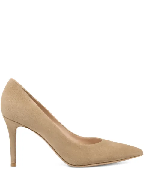 Gianvito Rossi leather pumps Neutrals G2458085RICCAM