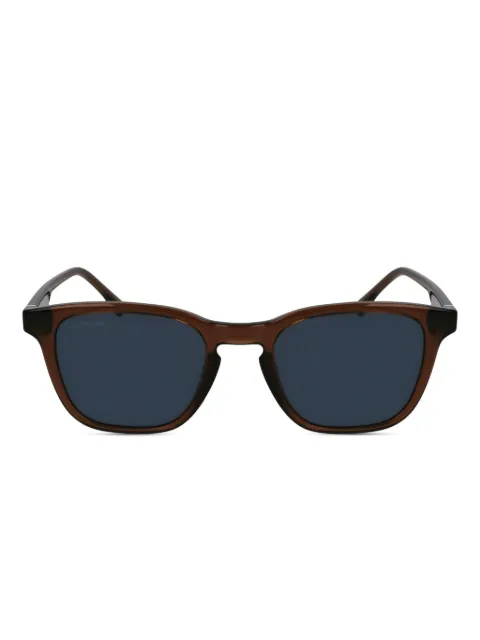 Lacoste logo-print sunglasses Brown L6040S