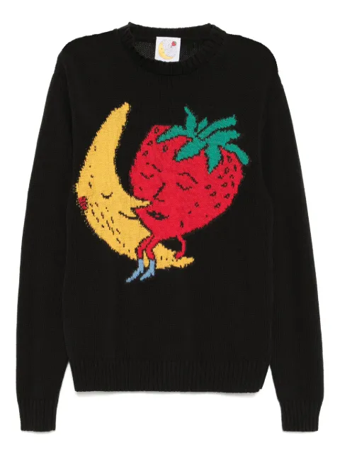 Sky High Farm graphic-print jumper Black SHF01N0021