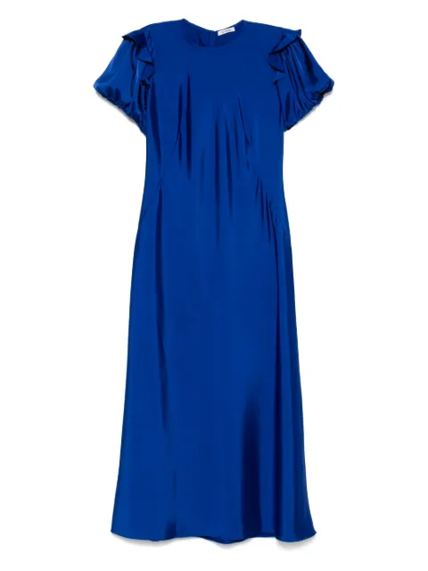 Parlor ruffle-detail maxi dress Blue 2025FF43