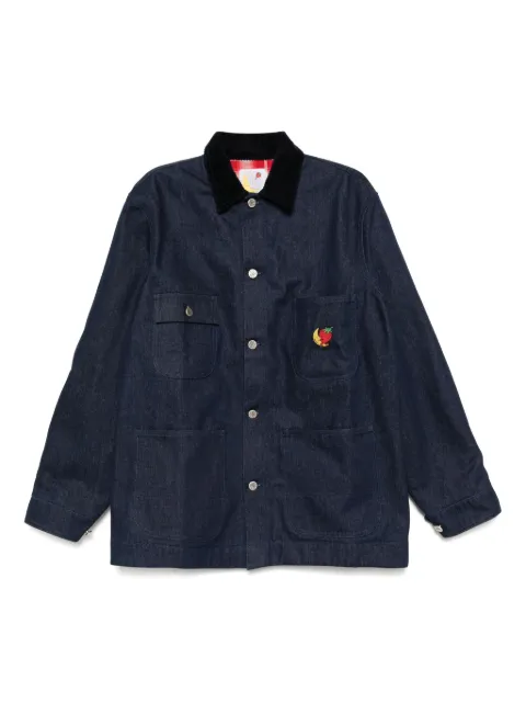 Sky High Farm embroidered denim jacket Blue SHF01C0021