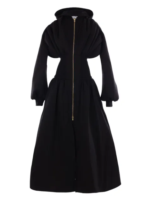 Duran Lantink zip-up coat Black DRSS25OW01585