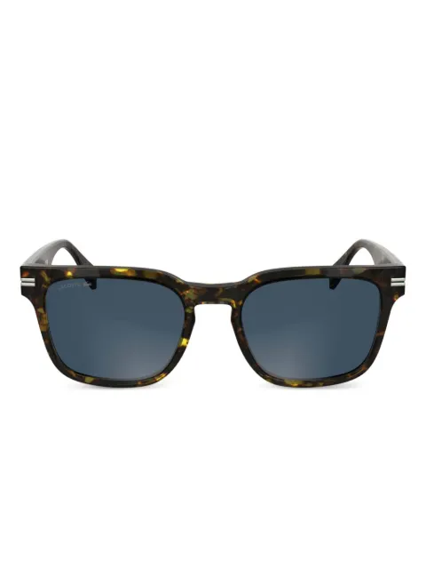 Lacoste logo-print sunglasses Brown L6065S