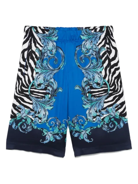 Versace Jeans Couture Barocco-print shorts Blue 78GAD10ANS621
