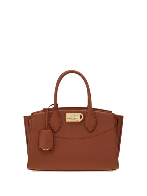 Ferragamo new Ferragamo Studio soft bag M Brown 786168
