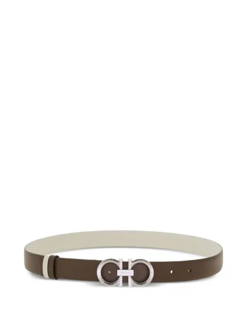 Ferragamo reversible adjustable Gancini belt Brown 786303