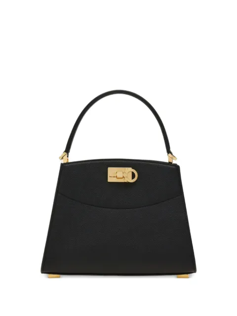 Ferragamo new Ferragamo Studio box bag XS Black 786122