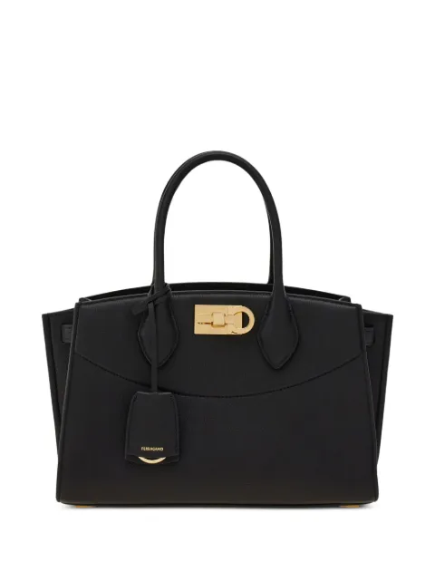Ferragamo new Ferragamo Studio soft bag M Black 786166