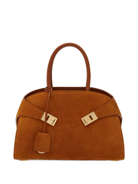 Ferragamo Hug handbag M Brown 785775