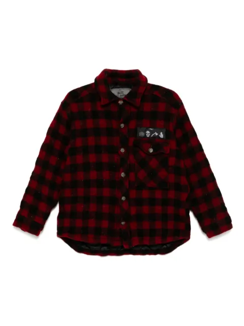 Stain Shade checked jacket Red 267