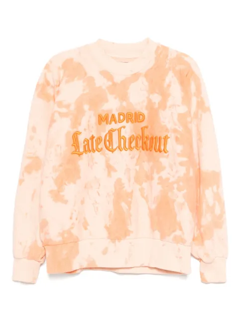 Stain Shade tie-dyed sweatshirt Orange 262