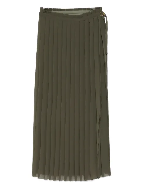 AMI Paris pleated midi skirt Green FSK353PL0027