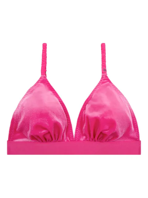 Love Stories velvet triangle bra Pink L22111018505