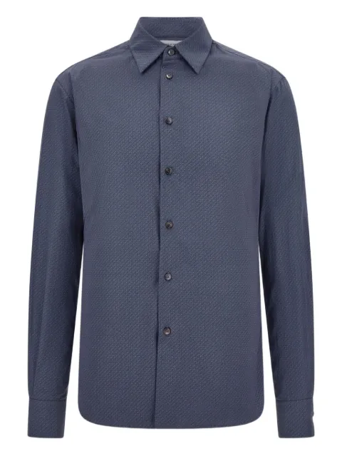 Ferragamo micro-patterned shirt Grey 785044