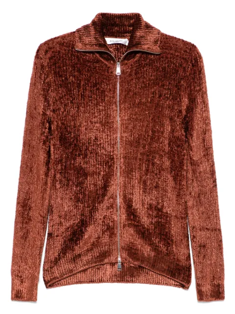 Aya Muse velvet cardigan Brown AMSS2528