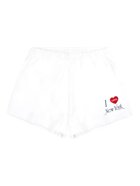 Sporty & Rich I Love NY shorts White SH037624661WH01