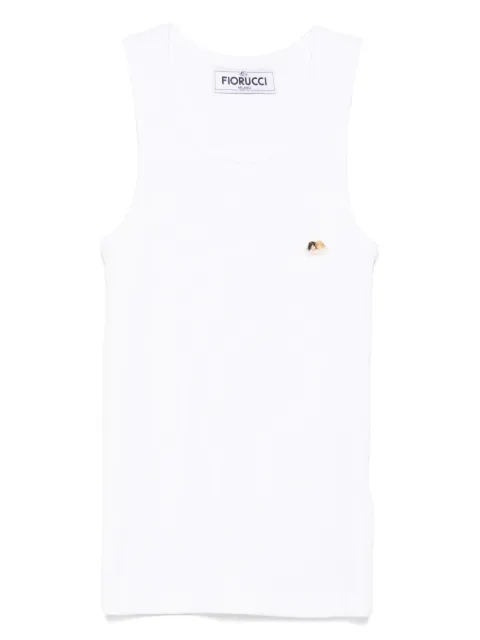 Fiorucci Angel Patch tank top White W02SPTTA324CJ01