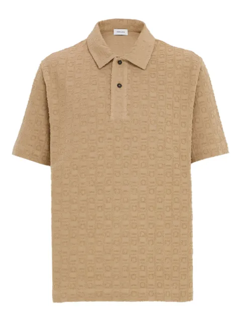 Ferragamo monogram polo shirt Neutrals 783891