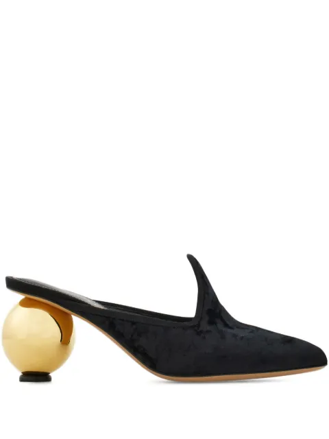 Ferragamo leather mules Black 784892