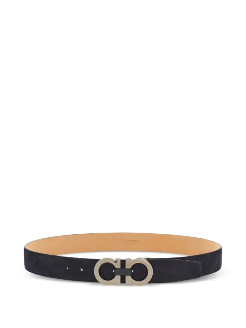Ferragamo Gancini-buckle belt Blue 785851