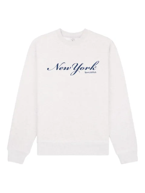 Sporty & Rich logo-print sweatshirt Grey ST071624662GY03