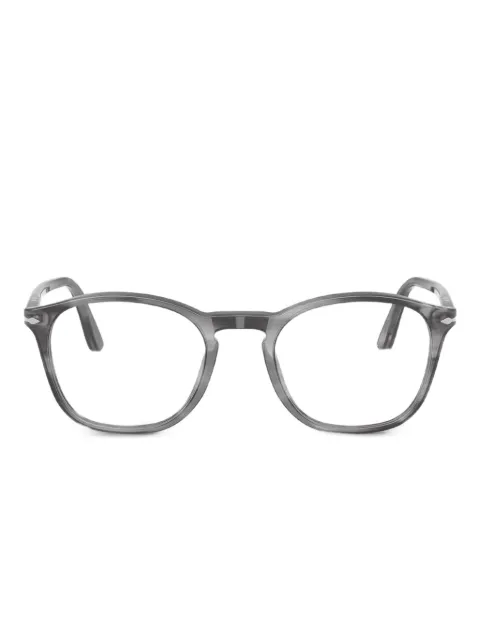 Persol striped acetate glasses Grey PO3007V