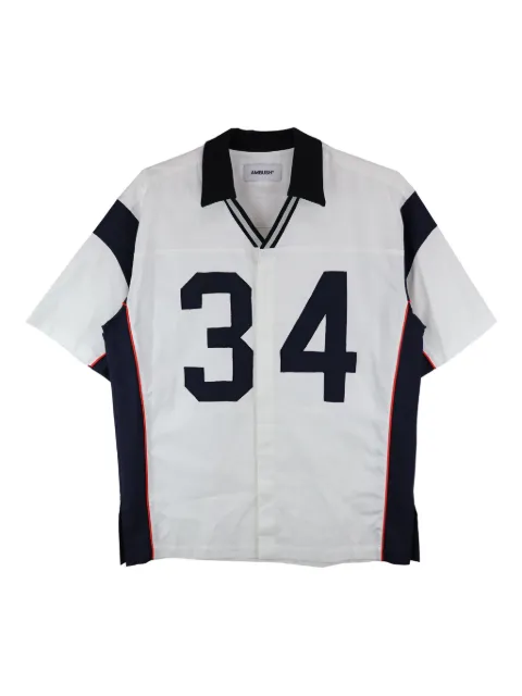 AMBUSH Sports number 34 short-sleeve shirt White 12115310
