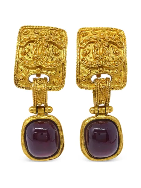CHANEL Pre-Owned 1994 drop earrings Gold ER144560