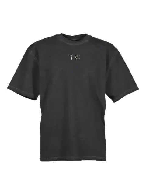THUG CLUB cotton T-shirt Black TC24TS1503