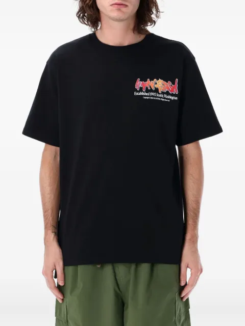 MANASTASH Pait graphic-print T-shirt Black 7924234004
