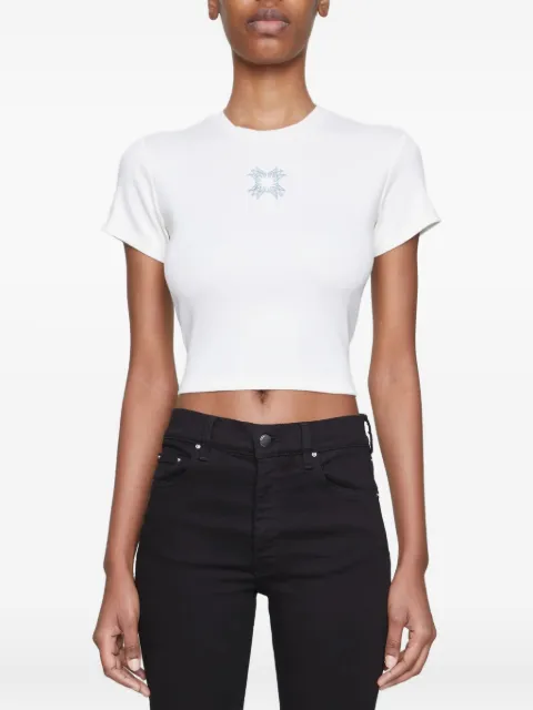 AMIRI embroidered crew-neck t-shirt White AWJYTE1029